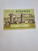 Hosszúhegyi Áldomás Table Wine Label 1L - Hosszúhegyi State Farm Sükösd