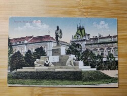 Szeged, Tisza Lajos szobor, postatiszta