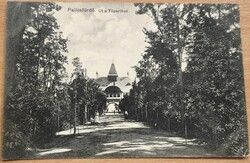 Képeslap, Palicsfürdő 1912, Út a Tóparthoz(G1)