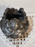 Antique Art Nouveau Tin/Spatter Pot, Pen Holder - Marked - Jugendstil - circa 1900, approx. 120 years old