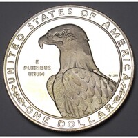 USA,1 dollar 1983 S PP - Los Angelesi Olimpia UNC ezüst 26.73g900