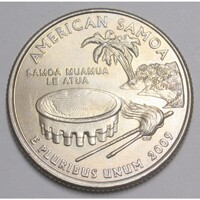 USA,quarter dollar 2009 D - American Samoa aUNC+