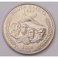 USA,quarter dollar 2006 D - South Dakota aUNC+