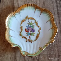 Régi Herendi porcelán Viktória mintás barokk tálka