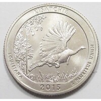 USA,quarter dollar 2015 S - Kisatchie aUNC+ réz