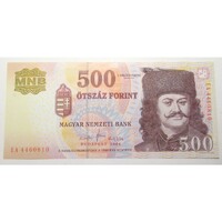 Hungary, 500 Forint 2008 EA UNC
