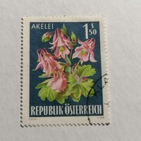 Pecsételt bélyeg Ausztria.  1966.  / 1 € / áztatott /