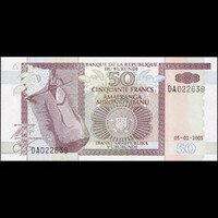 Burundi 50 Francs 2005 P-36e UNC