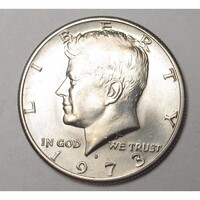 USA,Half dollar 1973 D aUNC+ réz
