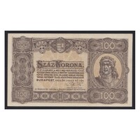 Magyarország,100 korona 1923 - Magyar Pénzjegynyomda aUNC+