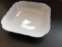 Retro Gold-White Porcelain Czech Plate