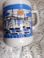 Balaton Zsolnay csésze nosztalgia
