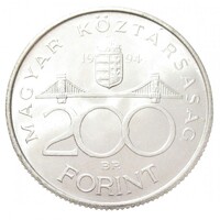 Magyarország,200 forint 1994 aUNC+ ezüst 12g500
