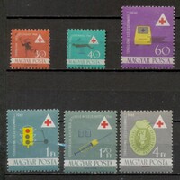 M313 - 1961 - Törődjünk egészségünkkel! teljes bélyegsor (6 db, postatiszta)