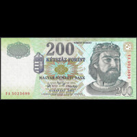 Magyarország 200 Forint 2007 FA UNC