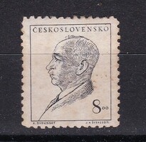 1948 Csehszlovákia 8.00 Pecsételt Bélyeg Edvard Beneš halála