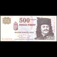 Hungary 500 Forint 2001 EC UNC
