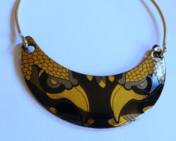 Franco Bastianelli 1960s porcelain necklace - rare piece