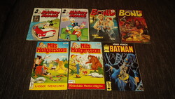 Retro Comic Book Pack (Batman, James Bond, Nils Holgersson, Mickey Mouse)