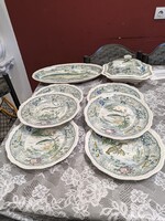 Antik Copeland Spode angol halétkészlet – Ritka, hibátlan vitrinállapot (1891–1917)