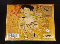 Használatlan fóliás Piatnik No. 250347. Klimt - Adele kétpaklis 2 x 55 lapos francia kártya