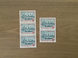 1 Ft-os Magyar Posta bélyeg 1972-es 5 db