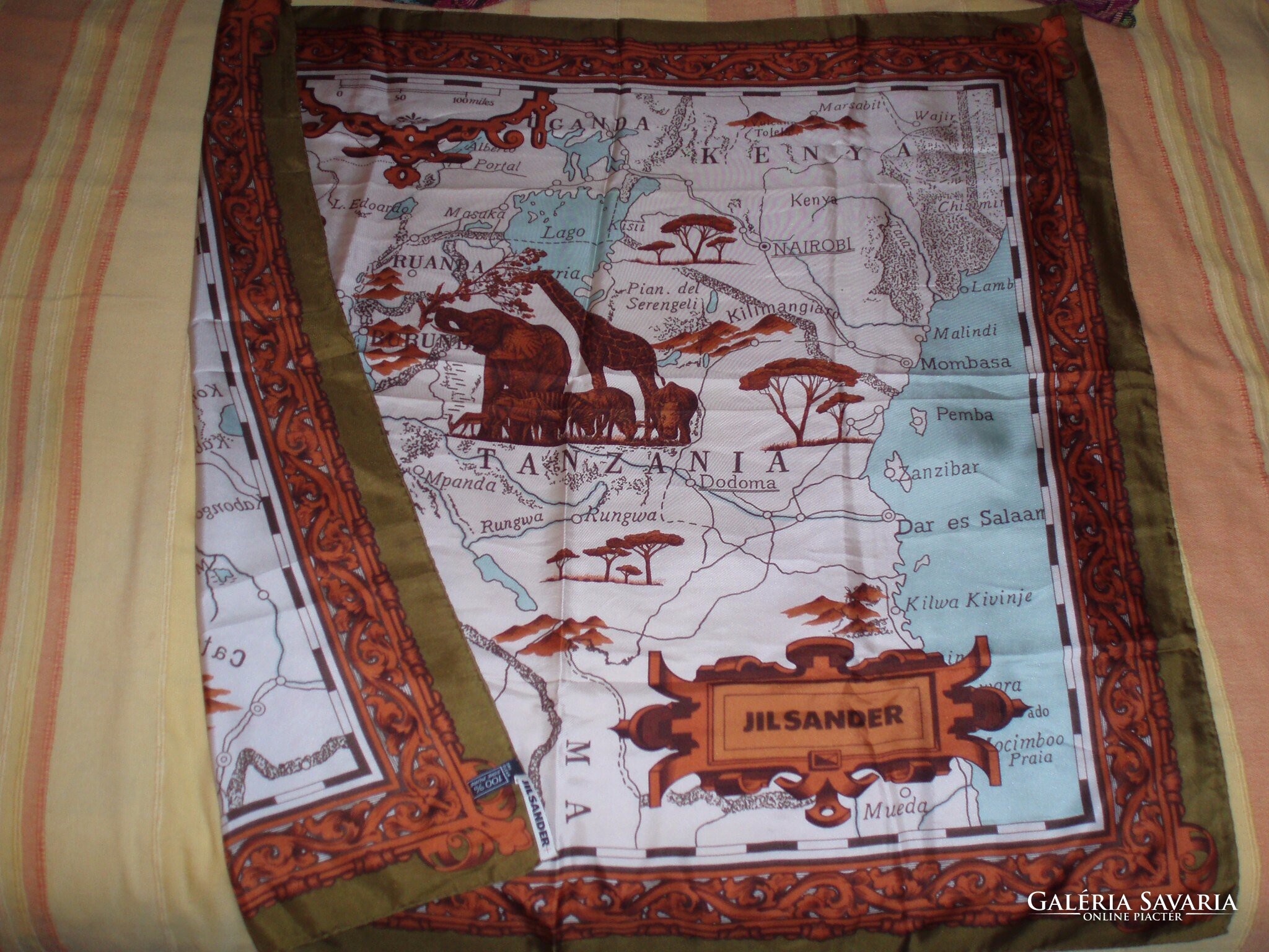 Jil sander real silk scarf-vintage Wardrobe Galeria Savaria