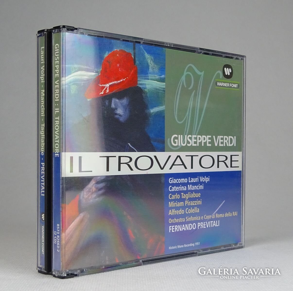 0S476 Verdi : Il trovatore CD 2 db - Music | Galeria Savaria 