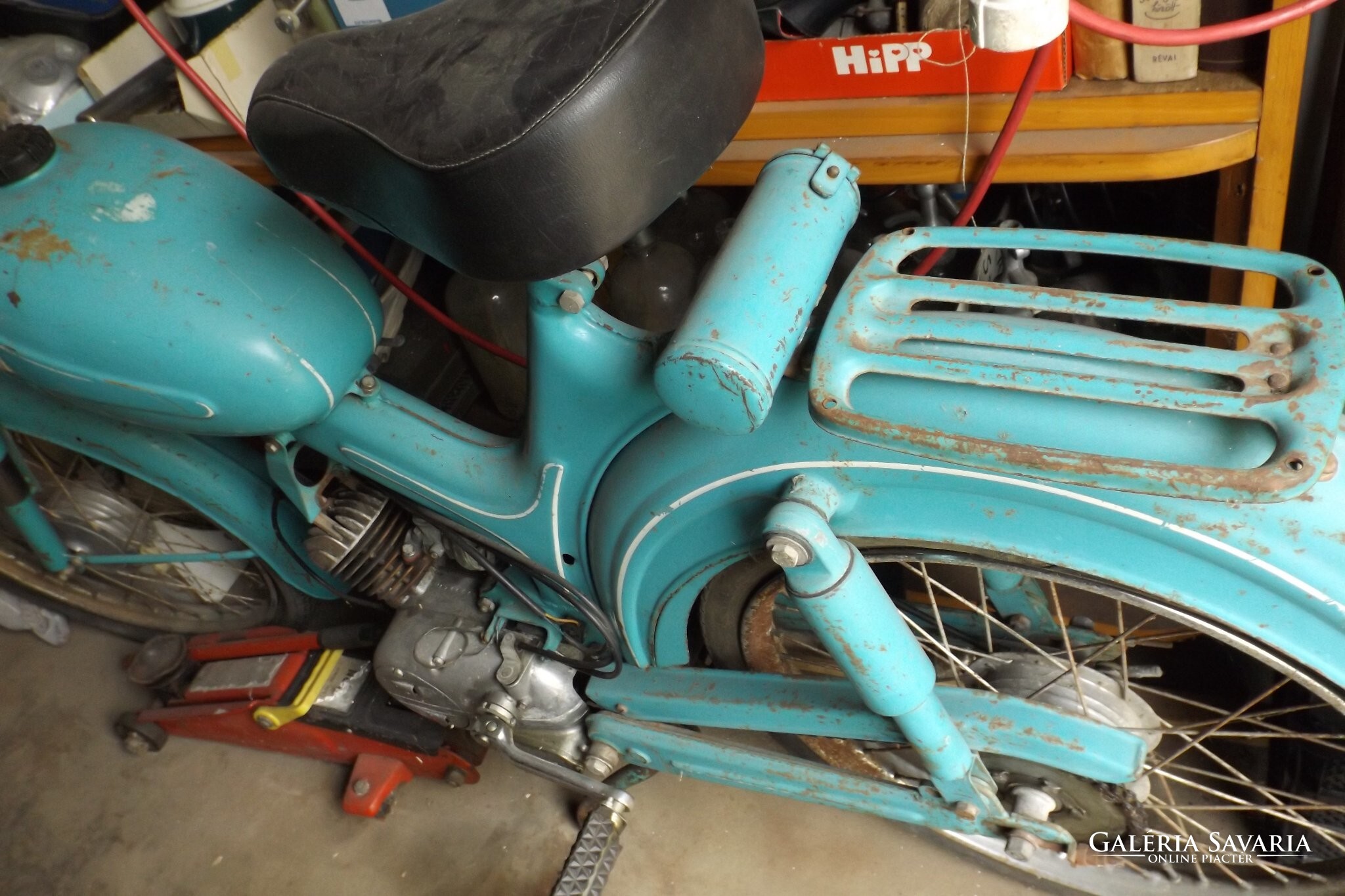 Rare veteran Bianchi legend 1950s original beautiful motorcycle