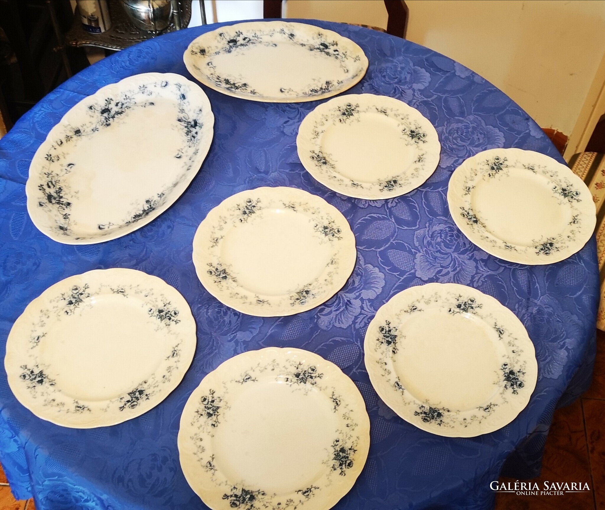 Wonderful villeroy & boch, rena mettlach art nouveau faience set dining