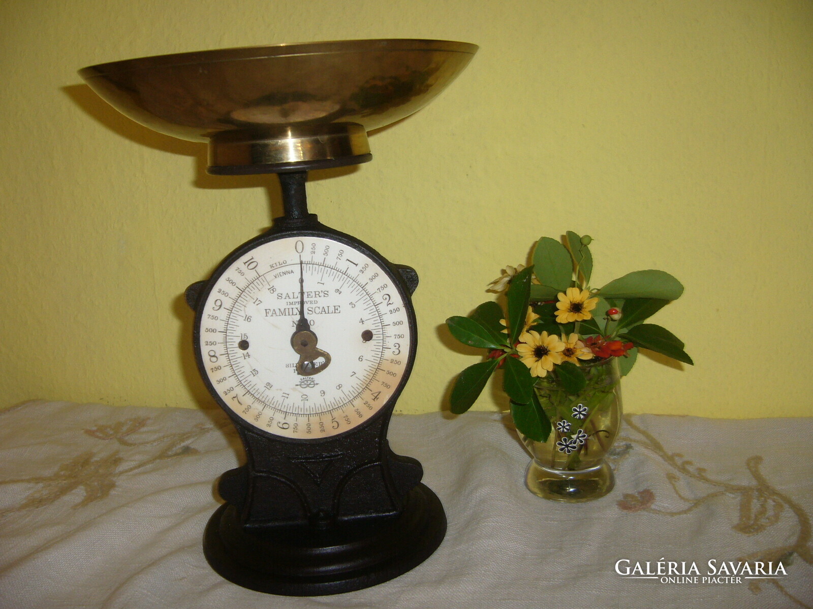 Antique 1920's SALTER No.50 Kitchenscale Balance Food Candy Scale