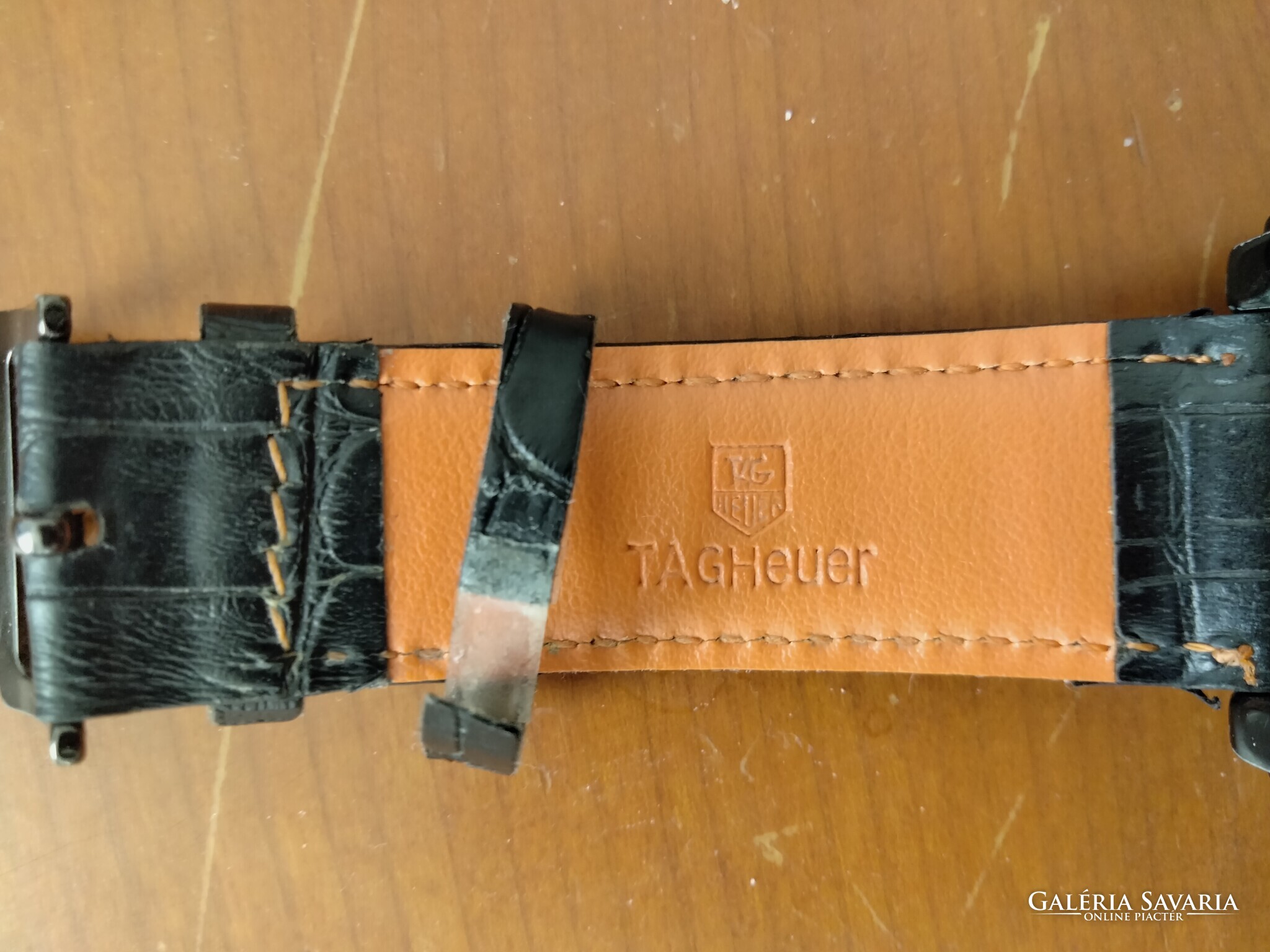 Tag heuer men's leather sale strap