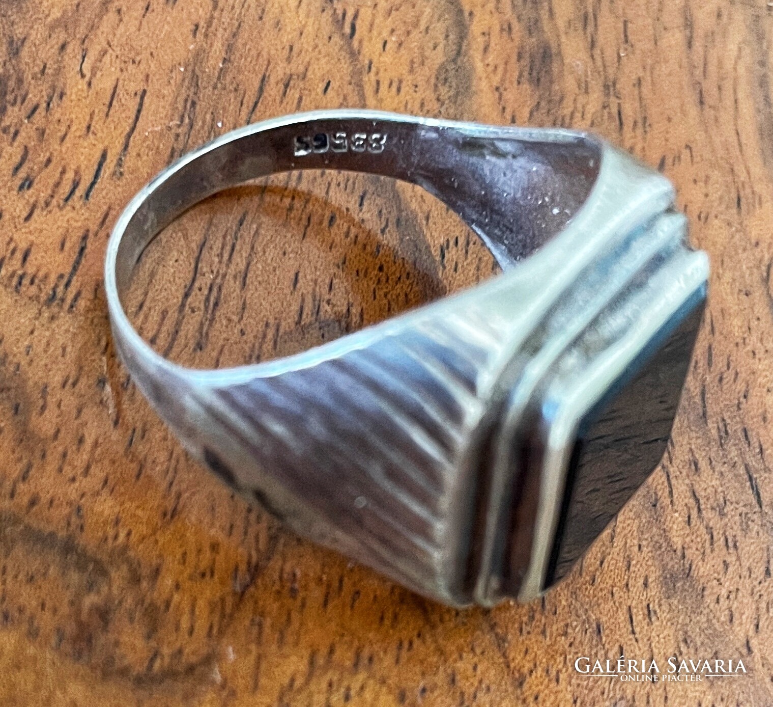 Vintage silver sale signet ring