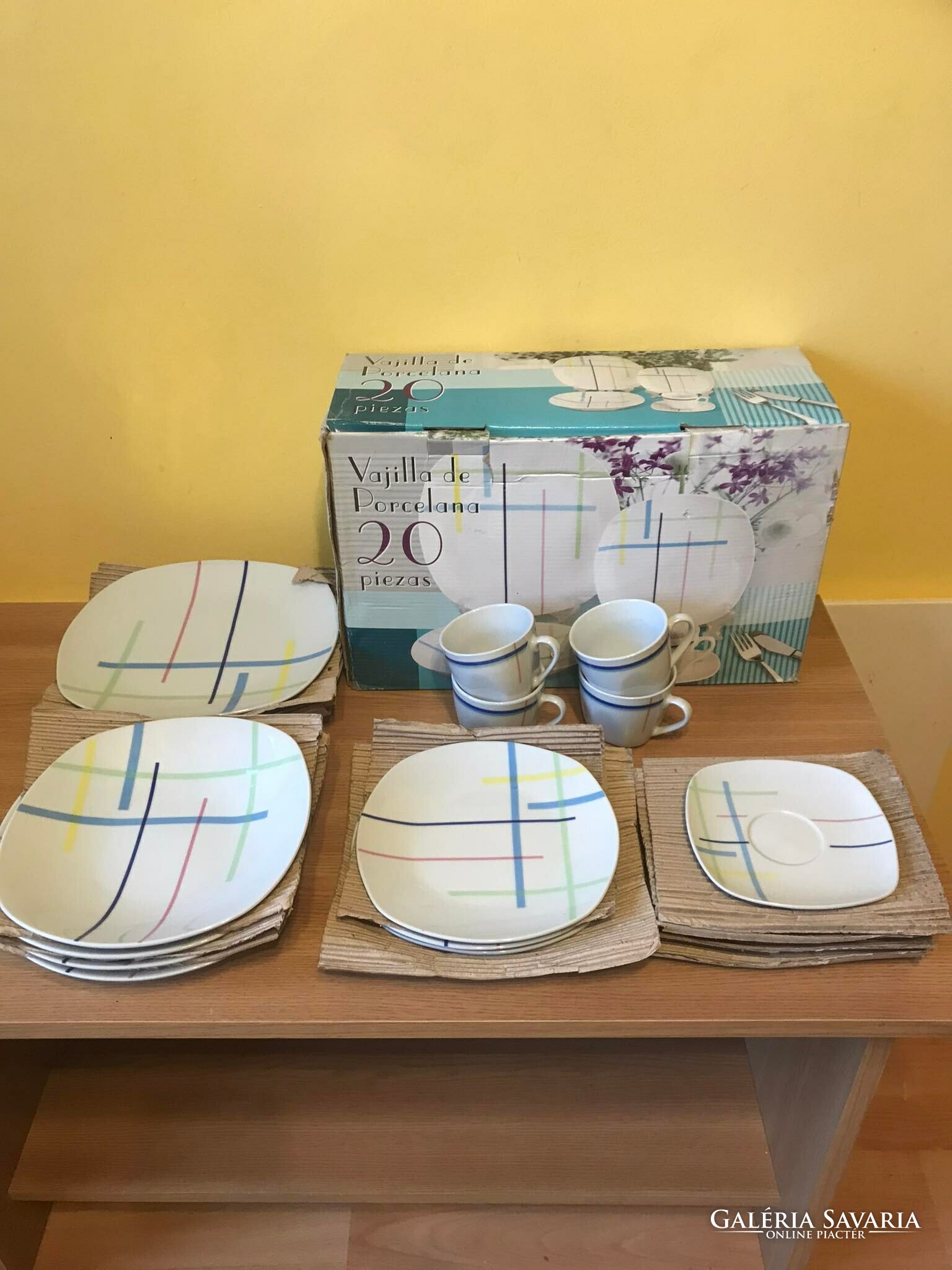 Vajilla de porcelana 20-piece tableware Porcelains Galeria