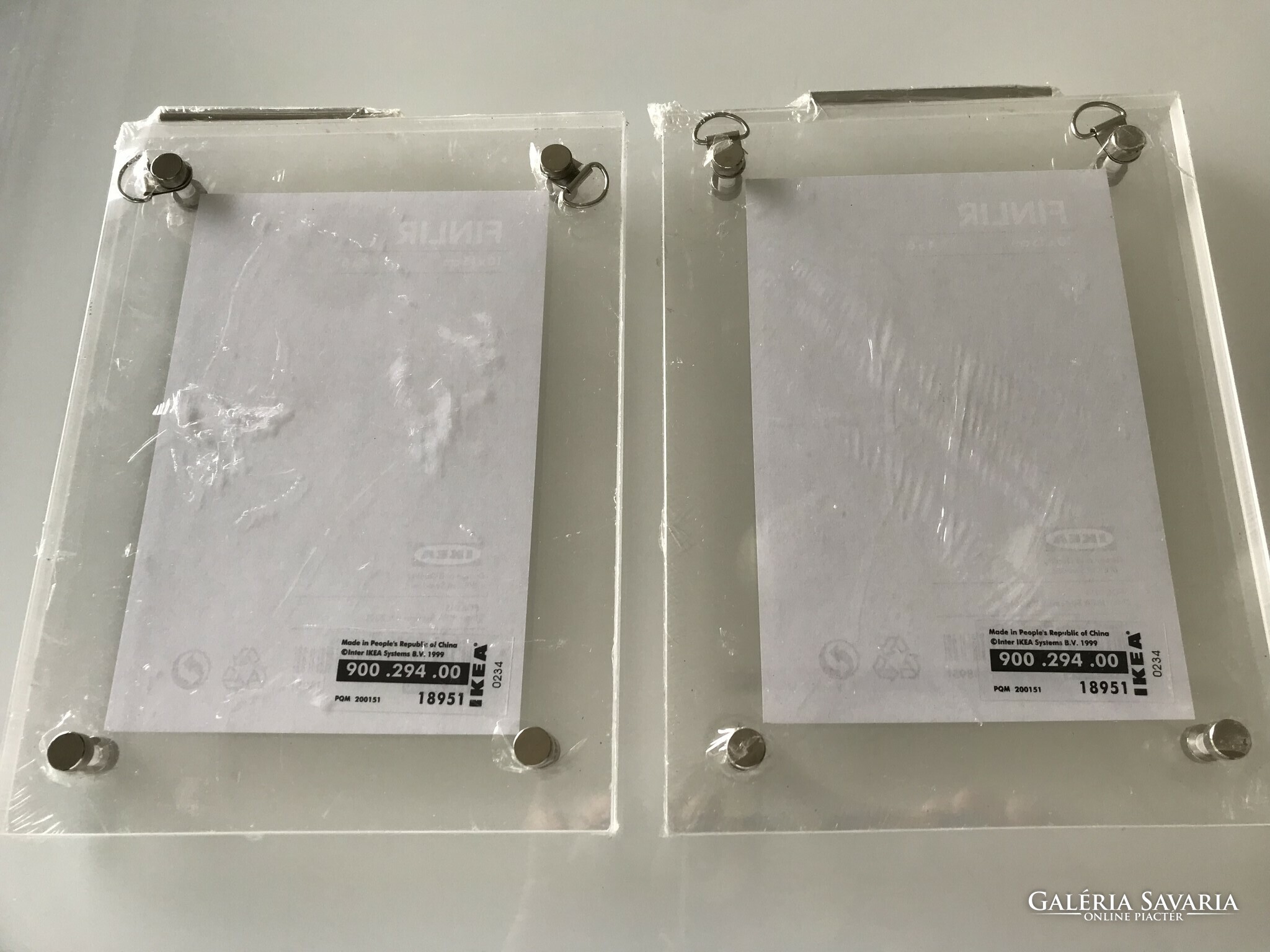 Ikea acrylic table or wall picture frame in a pair, finlir for a 10 x