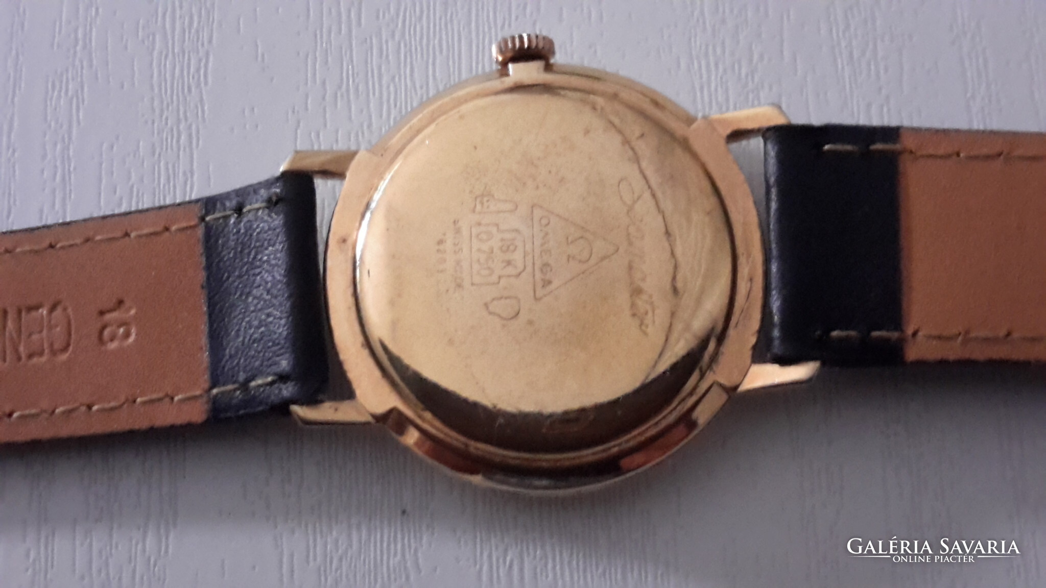 Omega olasz mechanikus nem swiss vastagon aranyozva