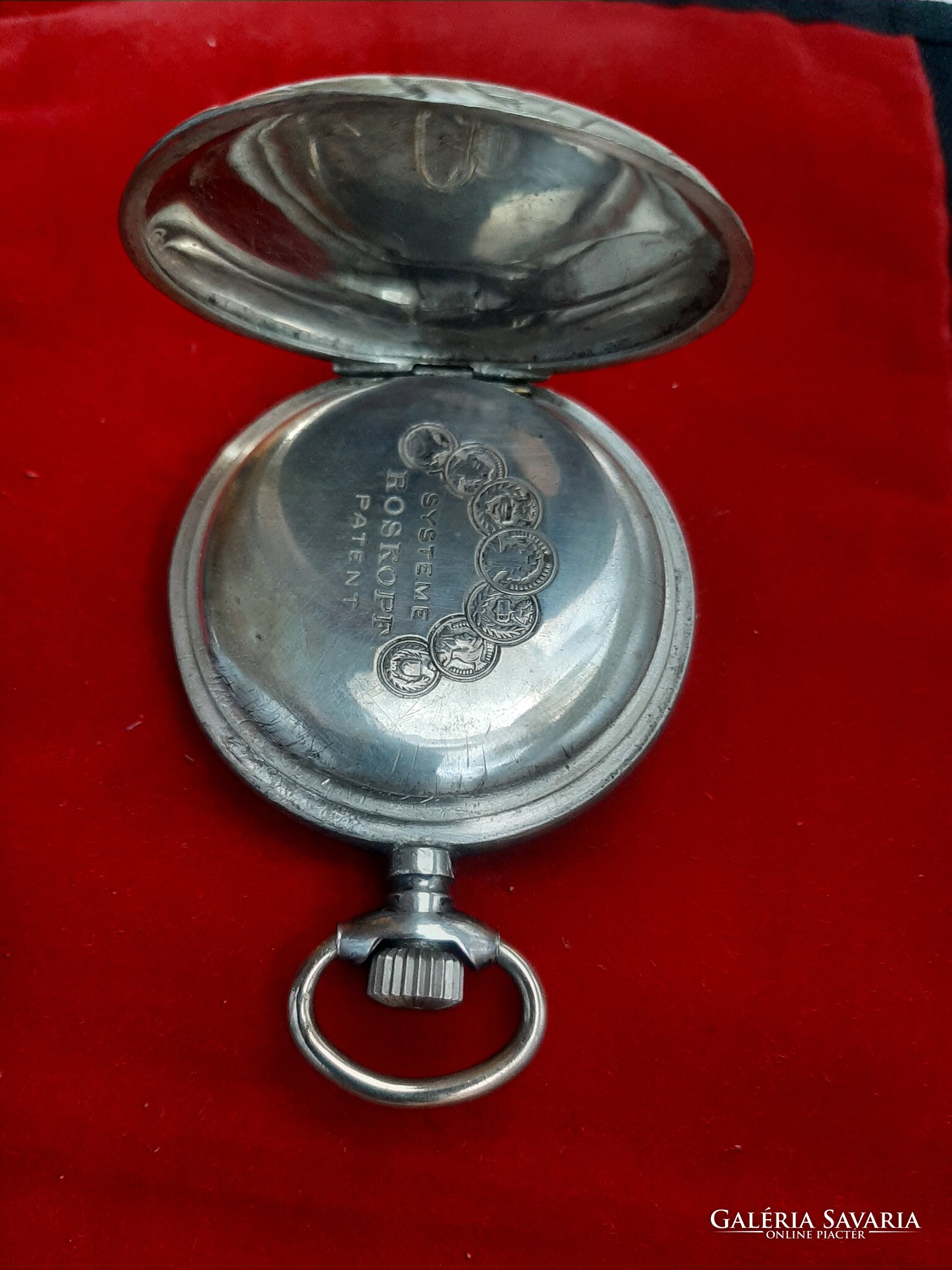 Silver roskopf pocket watch Clocks Watches Galeria Savaria