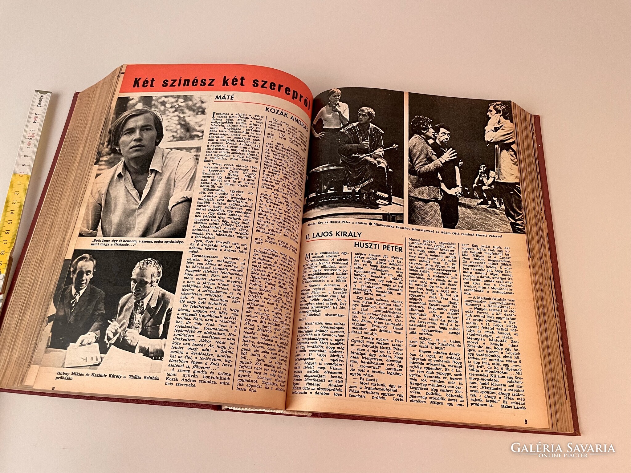 FILM SZÍNHÁZ MUZSIKA 1972 HETILAPOK ÖSSZEKÖTVE, más évjárat is