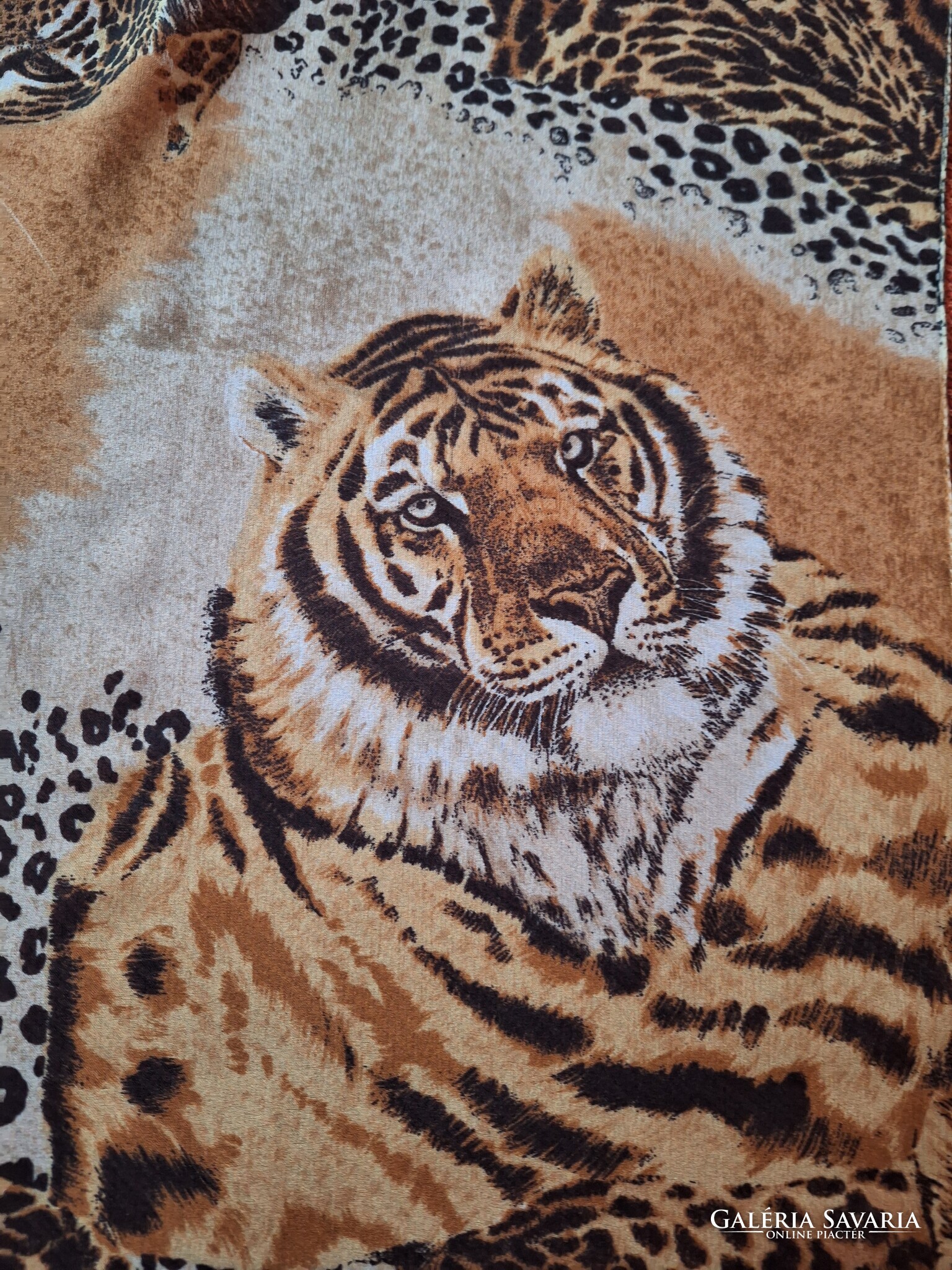 Vintage kendő - Tigris