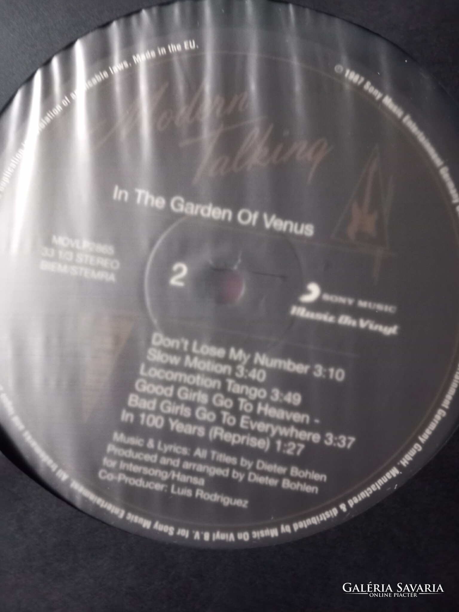 MODERN TALKING. IN THE GARDEN OF VENUS. LP. RE. LIMITED. - Zene