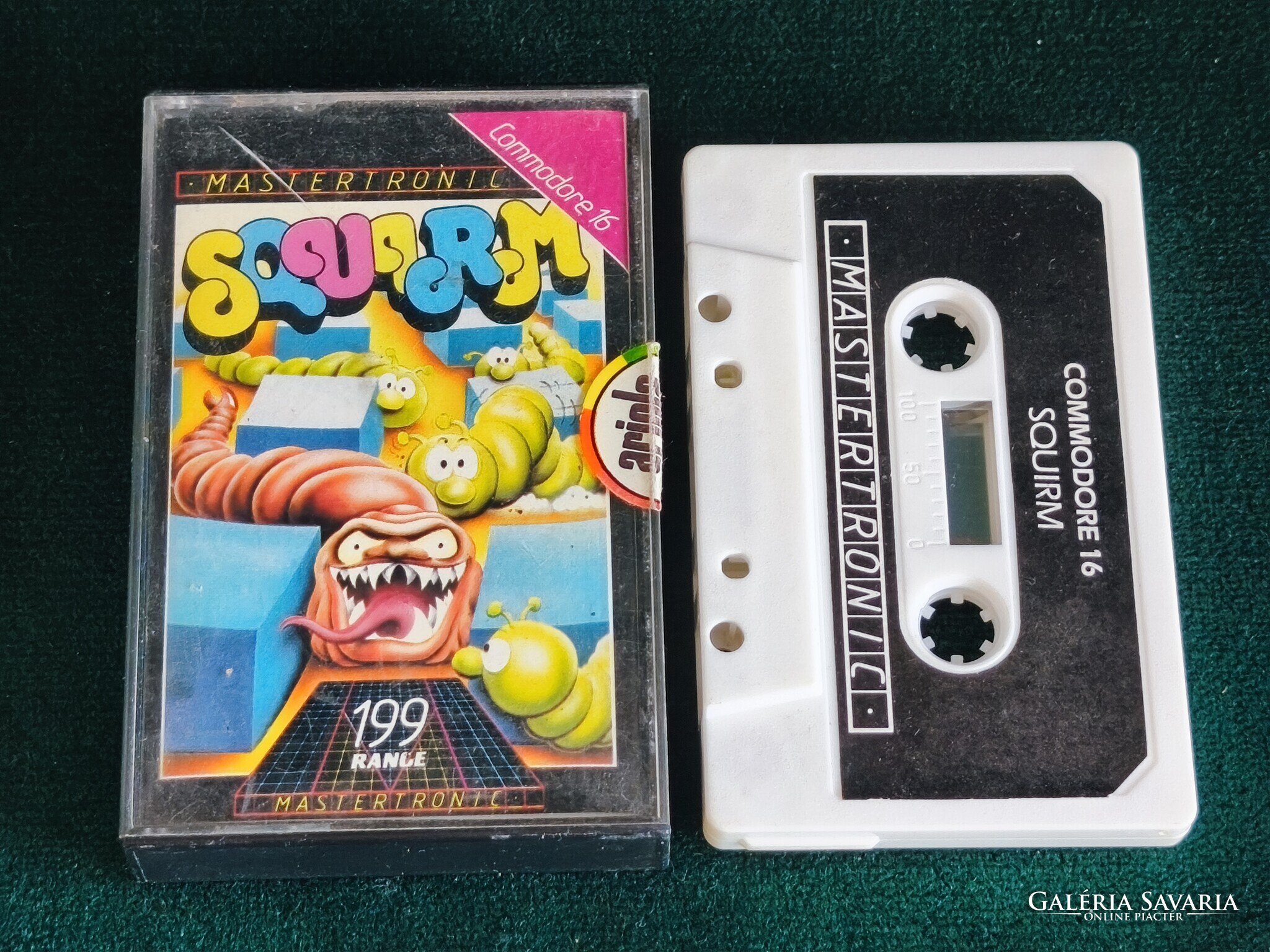 Commodore 16 Squirm Eredeti Mastertronic Játékkazetta Gyűjtőknek (1980 ...