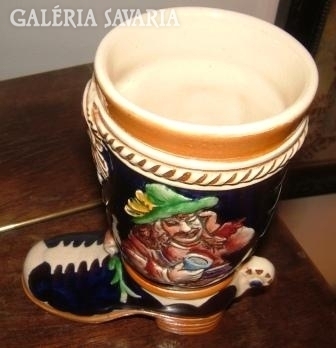 Embossed German ornament boot cup