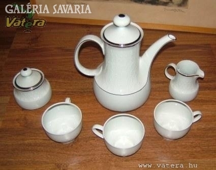 Mitterteich Bavarian silver rimmed tea set