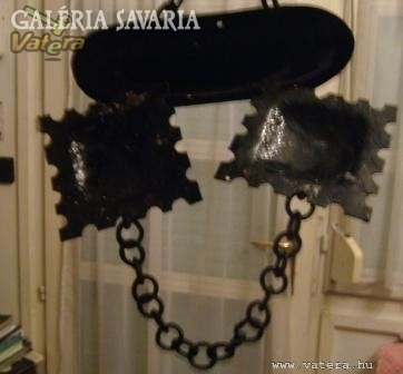 Old wrought iron wall sconce