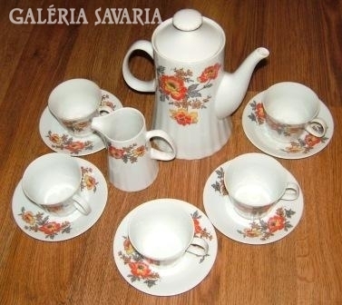 Epiag Czech porcelain coffee set