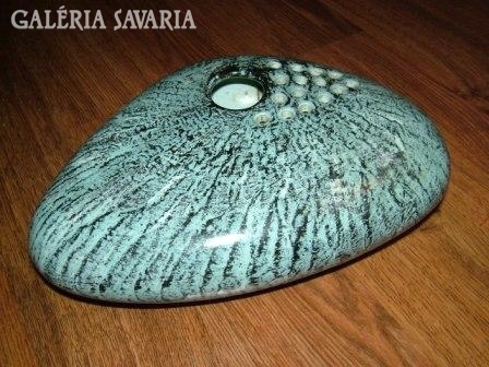 Applied art ceramic centerpiece - dried flower holder