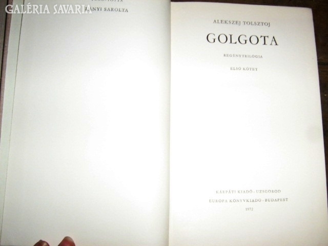 Alekszej Tolsztoj:Golgota I-II