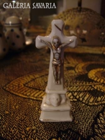 120-year-old antique - numbered - porcelain cross