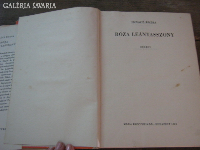 Ignácz Rózsa:Róza leányasszony