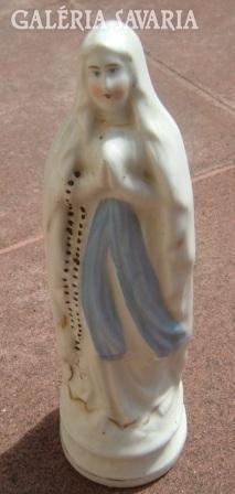 Virgin Mary of Lourdes: old marked relic (serial number